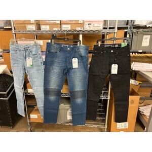 LRG Lifted Research Group Mens Jeans Skinny Fit Stretch Wash 29,30,32,34,36,38